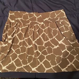 Banana Republic Alligator print sSkirt